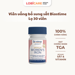 Sắt Cho Bà Bầu Hỗ Trợ Sức Khỏe Biostime - Viên Uống Bổ Sung Sắt Hữu Cơ - Sắt Cho Người Thiếu Máu