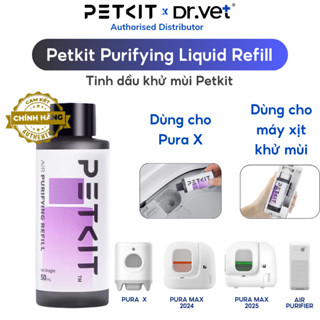   Bản mới 2026  Tinh dầu dùng cho máy dọn phân mèo tự động PETKIT Pura Max Pura X - Hàng chính hãng 