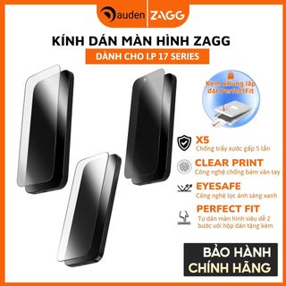   iPhone 15 16 17 seri  Kính cường lực ZAGG UAG chống chói chống nhìn trộm bảo vệ mắt-Hàng chính hãng 