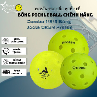 Combo 1/3/5 Bóng Pickleball Joola CRBN Proton | Hàng Chuẩn Thi Đấu – Bay Ổn Định