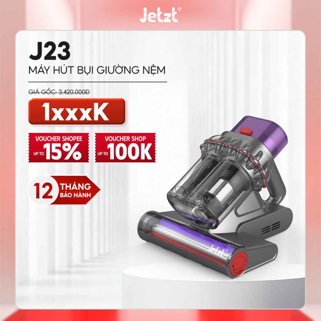 Máy hút bụi giường nệm diệt khuẩn UV JETZT J23