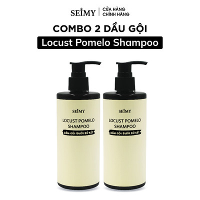 Combo 2 Chai Dầu Gội Seimy - Locust Pomelo Shampoo 300g