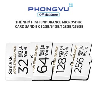  Thẻ nhớ High Endurance microSDHC Card Sandisk 256GB - Bảo hành 24 tháng 