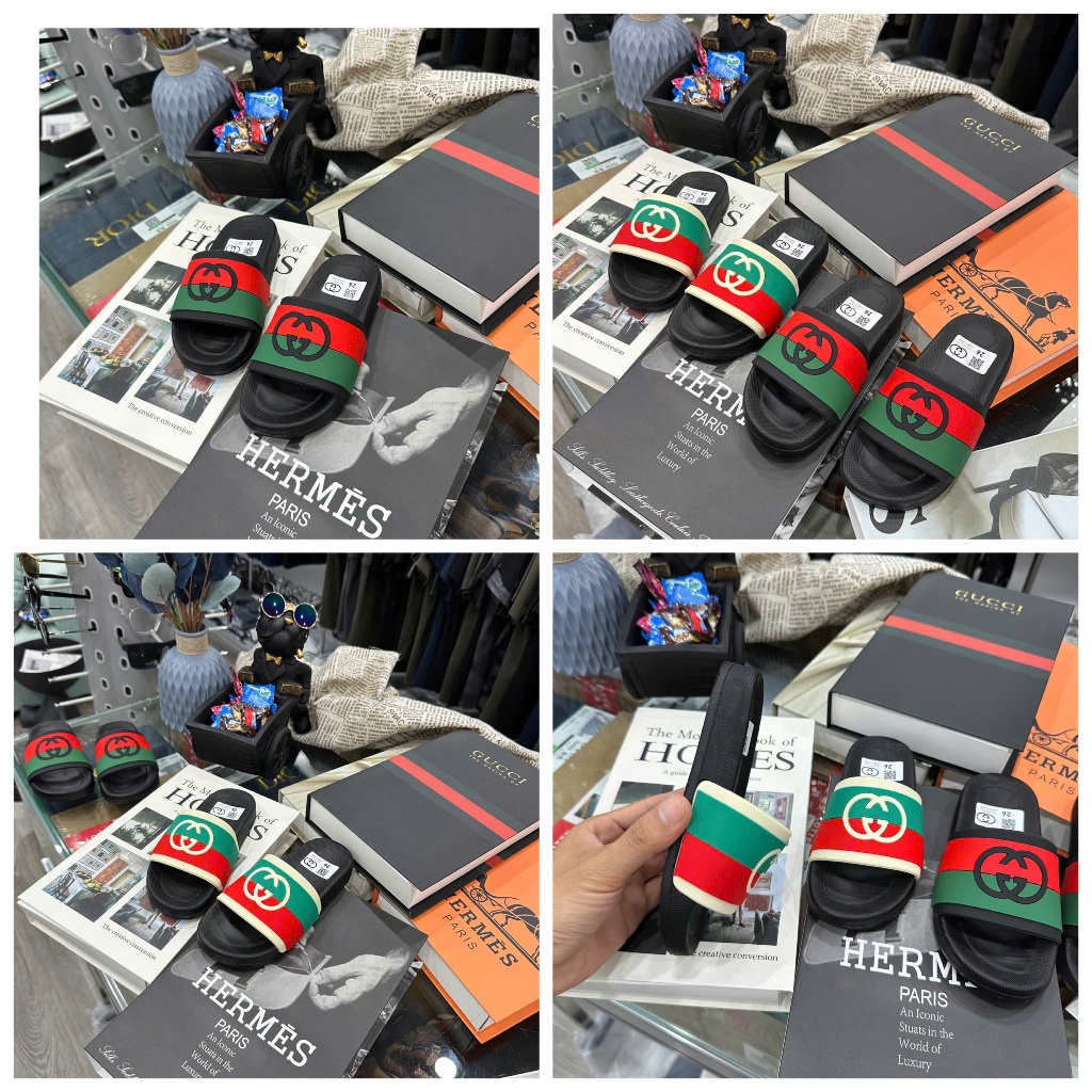 Dép G.C quai cao su non  Trơn thời trang bé trai bé gái  3 đến 10 tuổi