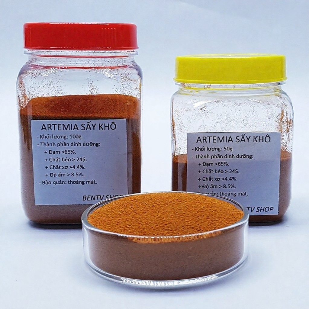 Artemia Sấy Khô - Cho Cá Ăn Không Cần Ấp