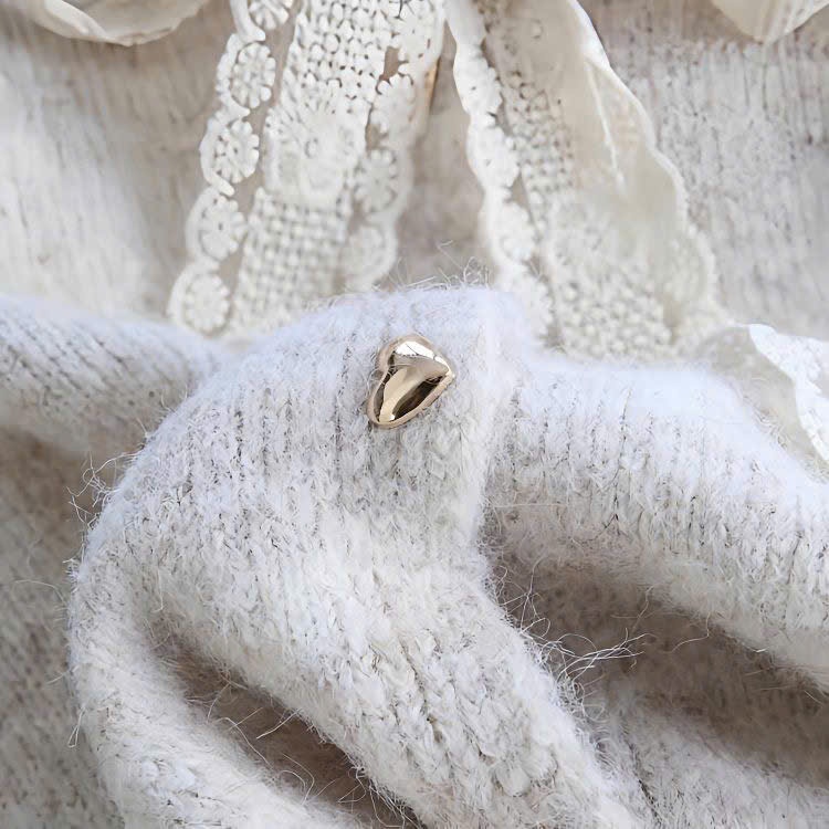 [SẴN] Áo khoác len nữ phối nơ, Áo Cardigan dài tay phong cách tiểu thư điệu đà sang chảnh có 2 màu Đỏ và Be - 188 | BigBuy360 - bigbuy360.vn