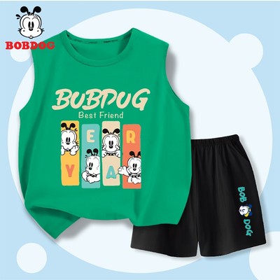 Đồ bộ bé trai BOBDOG, bộ mặc nhà bé trai vải thun cotton thoáng mát cute cho bé BD-BDO01-BDQ02