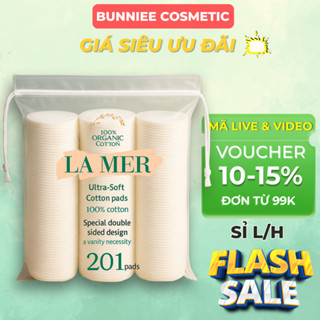 Combo 2 Gói 402 Miếng Bông Tẩy Trang Lamer 100% Cotton