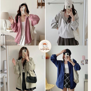 [ĐỦ SIZE ĐỦ MÀU] Áo khoác chống nắng nam nữ ANNA HOUSE áo khoác có mũ mỏng nhẹ áo chống nắng 2 lớp