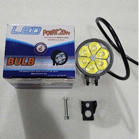 Đèn Trợ Sáng L4 L6, 3 Chế Độ Sáng siêu mạnh kèm Đầy Đủ Phụ Kiện Gắn Xe oto,xe máy, xe điện (BL98) sl