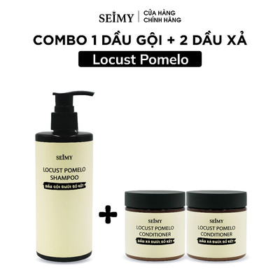 Combo 1 chai Dầu Gội và 2 Dầu Xả Seimy