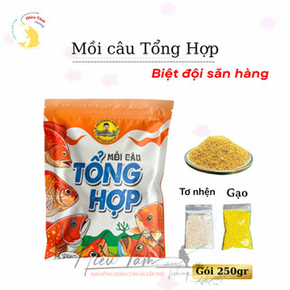    Combo 2 gói   Mồi câu Tổng Hợp Biệt Đội Săn Hàng hiệu quả với các loại cá   gói 250gr  