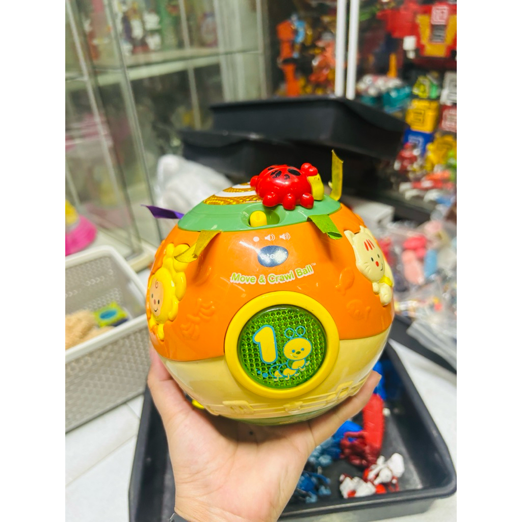 Đồ chơi nhạc đèn bóng tập bò thông minh VTech Move And Crawl Baby Ball Sounds Lights Music ( 2nd)