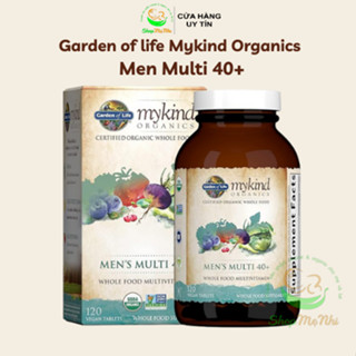  Viên rau củ hữu cơ cho nam Garden of Life Mykind Organics Men Multi 40 plus. 