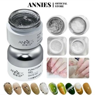  Gel nặn Annies chính hãng 20g - Gel nặn nail màu trắng trong suốt trang trí móng 