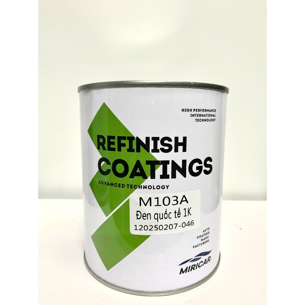 SƠN MÀU 1K - Màu Đen quốc tế 1K