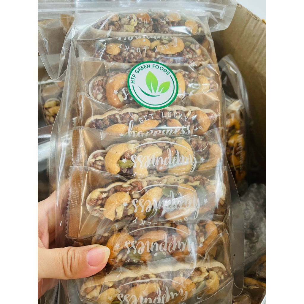 Bánh thuyền mix hạt dinh dưỡng - Hạt điều Bình Phước - Mochi Foods