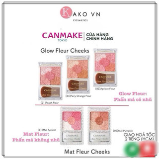 Phấn Má hồng Canmake Mat Fleur - Glow Fleur Cheeks