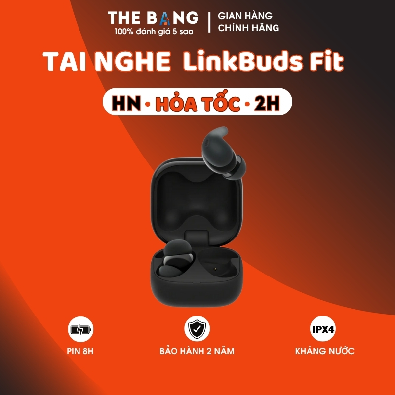 Tai nghe Sony LinkBuds Fit WF-LS910N (Bluetooth 5.3 | Pin 8h | IPX4 | Chống ồn ANC | Dolby Atmos | Head Tracking) | BigBuy360 - bigbuy360.vn
