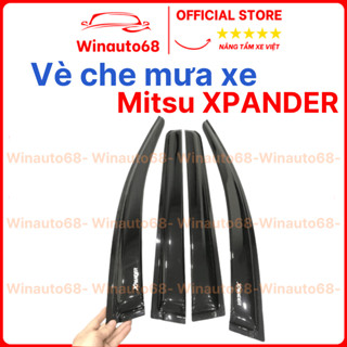  Vè Che Mưa Xe Mitsubishi Xpander Xpander Cross 2018- 2021 2022 2023,2024 nhựa đen dày 