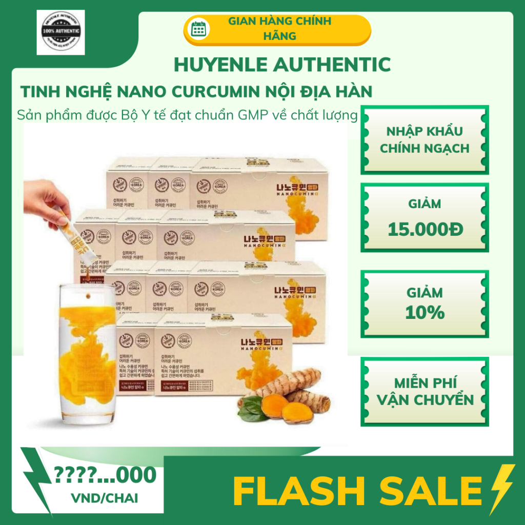 Tinh chất nghệ Curcumin Gold Hàn Quốc