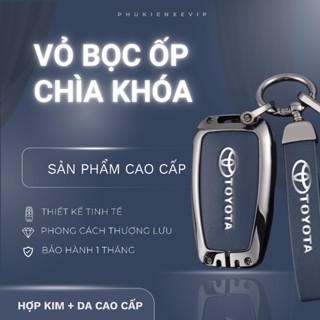  Vỏ Bọc Ốp Chìa Khóa Ô Tô Toyota Cross Corolla Camry Fortuner Highlander Land Cruiser Innova Vios 