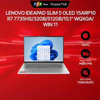  Laptop Lenovo IdeaPad Slim 5 OLED 15ARP10 R7 7735HS 32GB 512GB 15.1" WQXGA Win 11 
