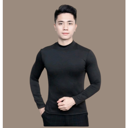 Combo 2-3 Áo Giữ Nhiệt Nam  Lót Lông Dày Ấm co giãn 4 chiều cổ cao 3 phân