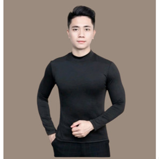 Combo 2-3 Áo Giữ Nhiệt Nam  Lót Lông Dày Ấm co giãn 4 chiều cổ cao 3 phân