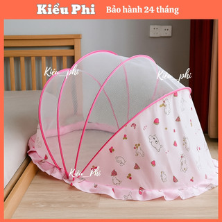 Màn mùng chụp tự bung, màn ngủ chống muỗi gấp gọn cho em bé sơ sinh,bé lớn, bé lớn 0 - 3 tuổi