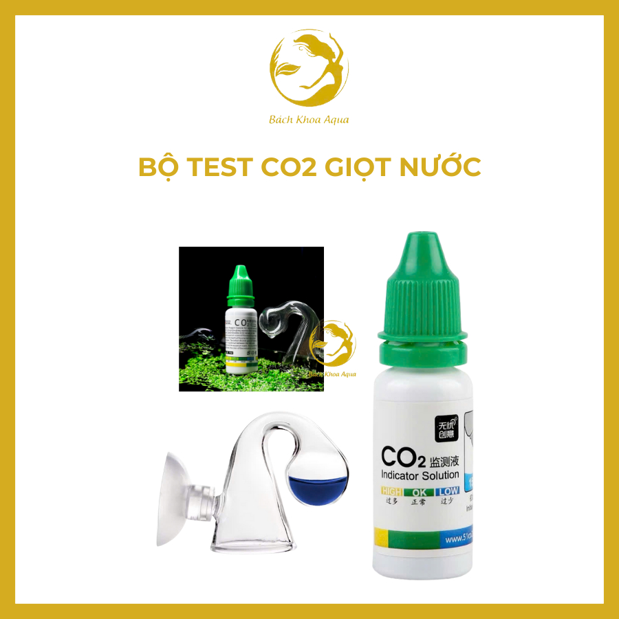 Bộ kit test kiểm tra CO2 nước bể thủy sinh – đo nhanh, dễ sử dụng