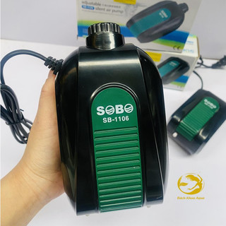 Máy sủi khí Sobo SB 1102 – SB 1106 bể cá – chạy êm, tiết kiệm điện