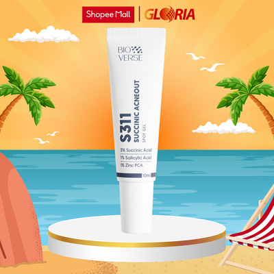 Gel Chấm Mụn Bioverse 3% Succinic acid + 1% Salicylic Acid S311 Succinic Acneout 10ml