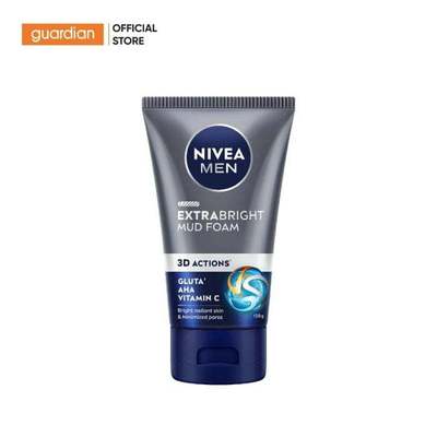 Sữa Rửa Mặt Mud Hỗ Trợ Dưỡng Sáng Da & Kiểm Soát Nhờn Nivea Men 100gr