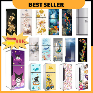 (BEST SELLER) - Decal dán tủ lạnh, máy giặt - Miến dán chống thấm nước
