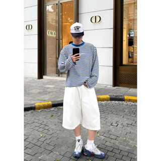 Áo thun dài tay ATELIER STRIPED BACK LONGSLEEVE chất cotton co giãn 4 chiều mềm mịn