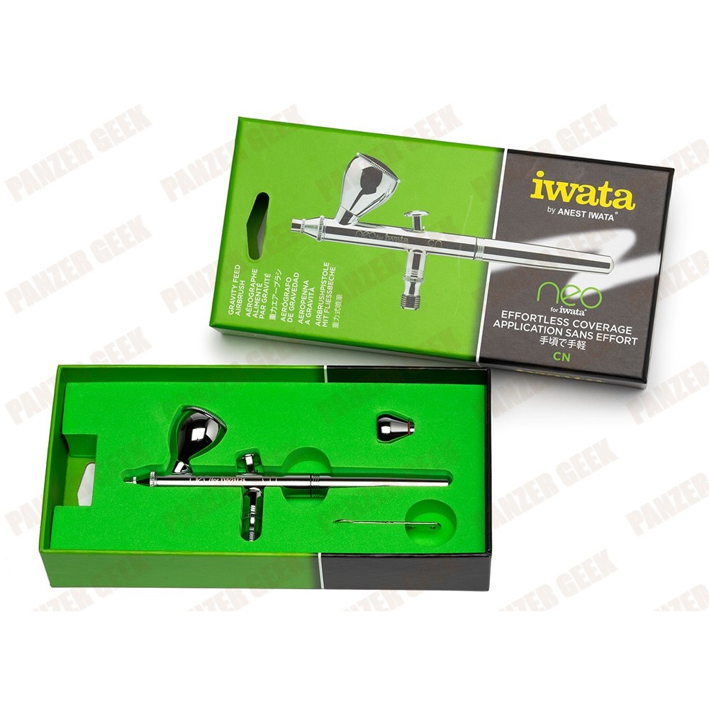 BÚT SƠN MÔ HÌNH - ANEST IWATA - NEO FOR IWATA CN GRAVITY FEED DUAL ACTION AIRBRUSH