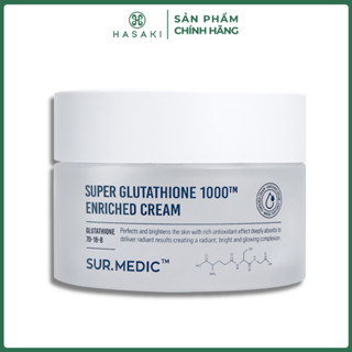   BULSAN  Kem Dưỡng Sur.Medic+ Dưỡng Sáng Căng Bóng Da 50ml Super Glutathione Enriched Cream Hasaki Sản Phẩm Chính Hãng 