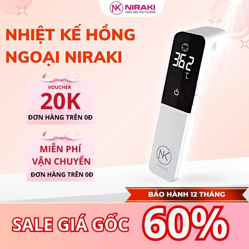 Nhiệt Kế Hồng Ngoại Điện Tử Niraki UFR-102 Nhiệt Kế Đa Năng Đo Thân Nhiệt Chính Xác