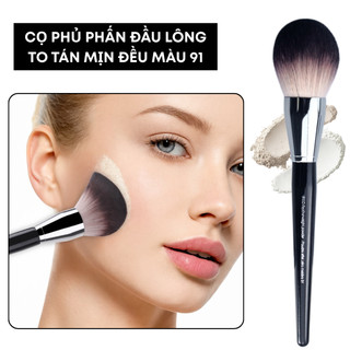 Cọ Trang Điểm Phủ Phấn Kích Thước 10*2 Cm, Chất Liệu Thân Bằng Nhựa Và Sợi Nylon Và Sợi Tơ Nhân Tạo, Hiệu DUCARE