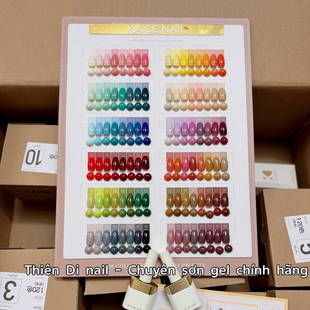 Set sơn Kaise 96/120 màu + tặng kèm bảng màu
