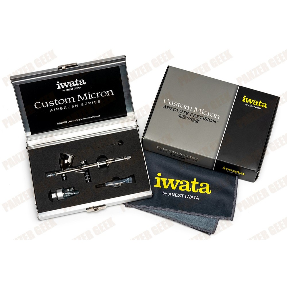 [VUI LÒNG LIÊN HỆ TRƯỚC KHI ĐẶT] BÚT SƠN AIRBRUSH - IWATA CUSTOM MICRON CM-C PLUS GRAVITY FEED DUAL 