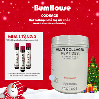 [HÀNG CTY] Bột collagen CodeAge Multi Collagen Peptides Hỗ Trợ Giúp Trẻ Hóa, Đẹp Da 567g