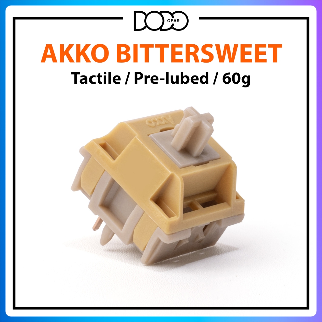 Switch Akko Bittersweet 5 PIN Tactile 60g công tắc bàn phím Switch Akko Bittersweet DoDo Gear