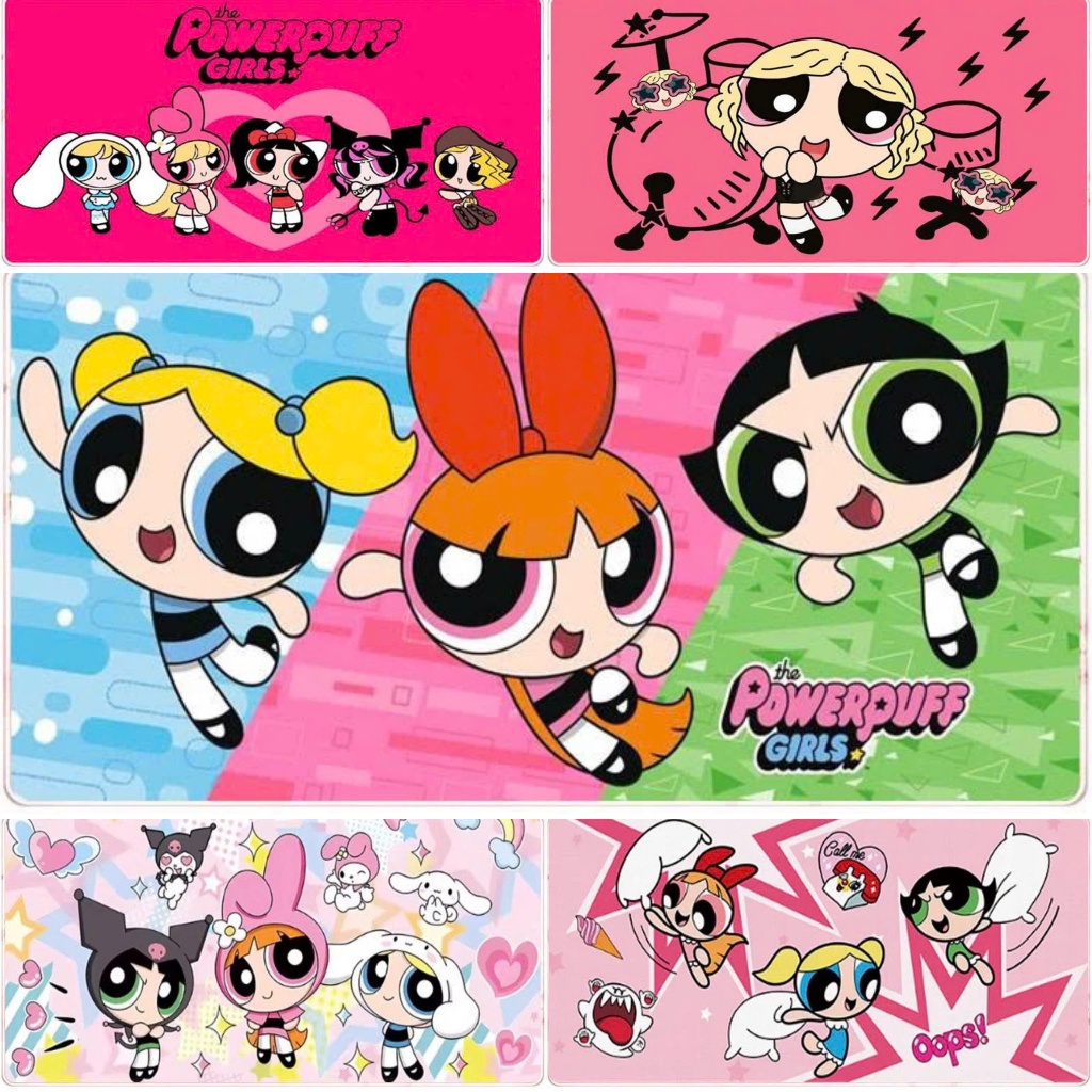 Lót chuột, pad chuột Powerpuff Girls Vua Lót Chuột DESKMAT, mouse pad dễ thương
