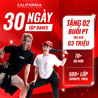 30 ngày tập Nhảy, Đạp xe, Cardio giảm cân không giới hạn thời gian tại California Fitness & Yoga