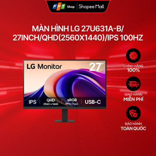 [Chỉ GH tận nơi] [Chính Hãng BH 24 Tháng] Màn hình LG 27U631A-B/27inch/QHD(2560x1440)/IPS 100Hz