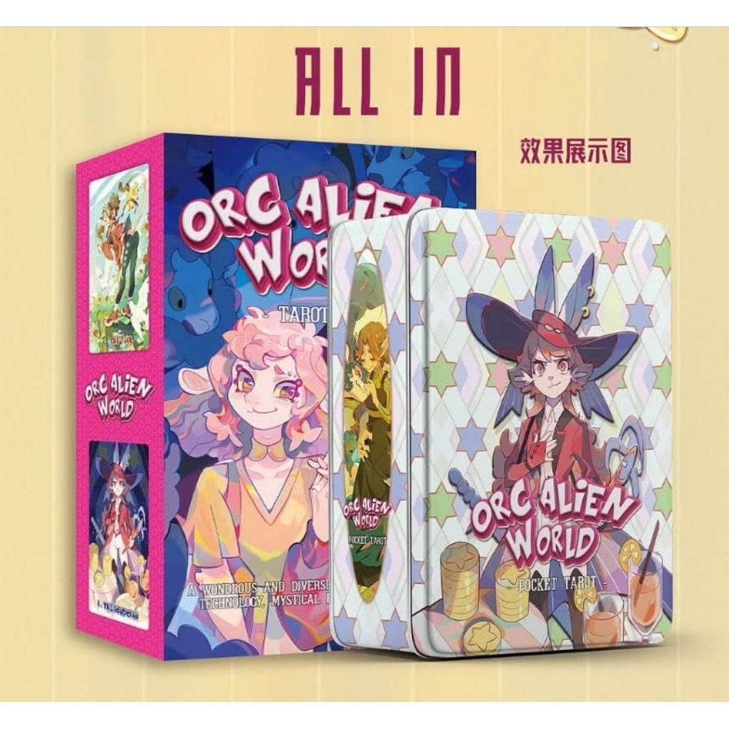 Orc Alien Tarot - Bộ Tarot Với Phong Cách Anime Dễ Thương [Apus Tarot Shop]