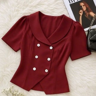 Áo công sở cổ vest có size lớn