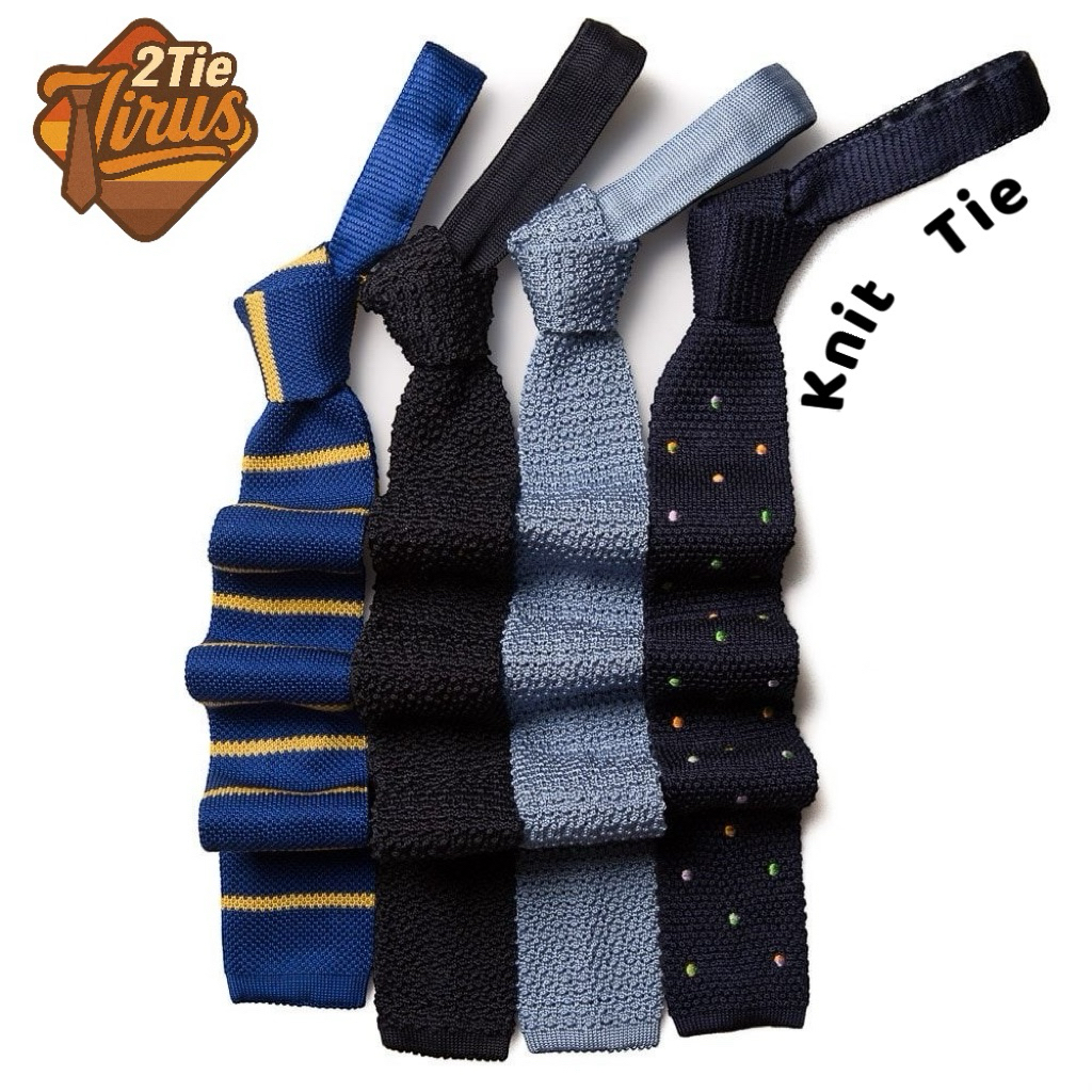 Cà vạt len-Knit Tie vintage 2hand tuyển chọn